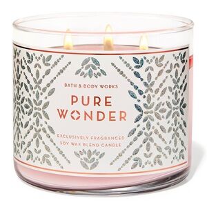 New: Pure Wonder. 3-Wick Candle